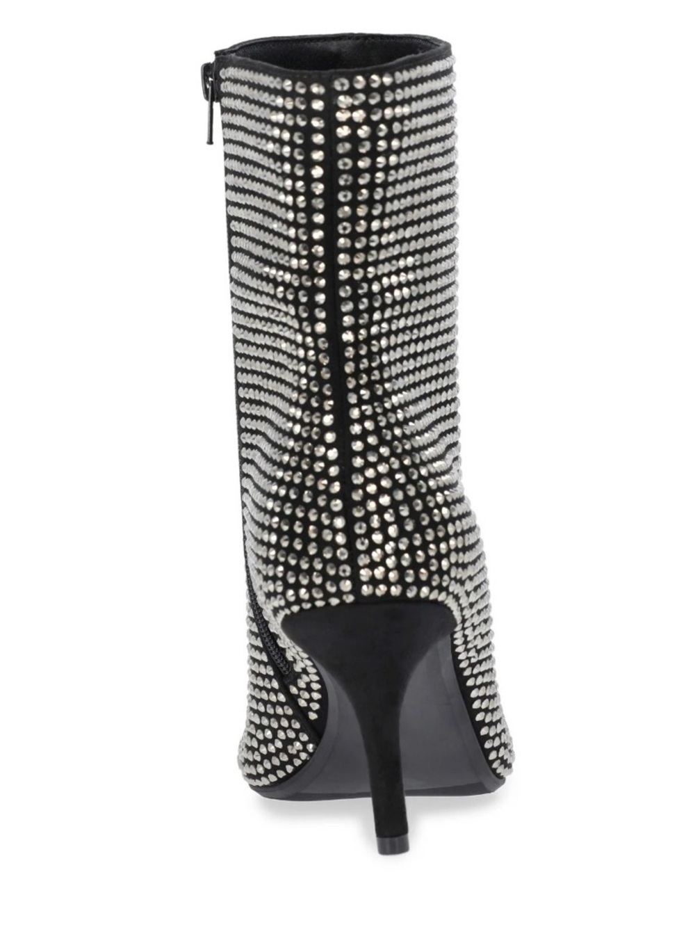 NWT Scoop Black Rhinestone Crystal Stiletto Ankle Boots Women’s Size 6 - Picture 9 of 13